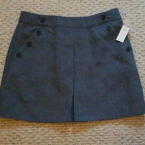 Gap gray blue skirt size 10 new with tags